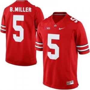 Men's NCAA Ohio State Buckeyes Braxton Miller #5 College Stitched Authentic Nike Red Football Jersey CP20K08DW